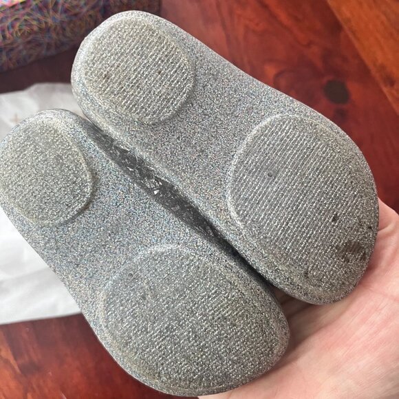Mini Melissa Silver Campana Jelly Flats- Size 7 - Picture 7 of 7